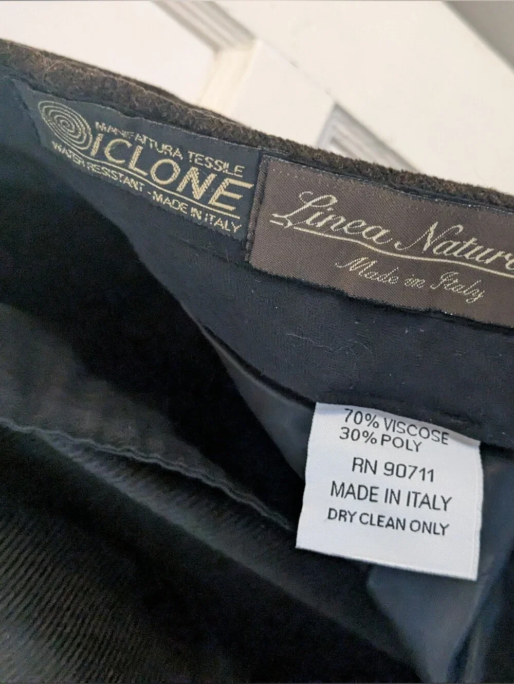 Made in Italy! Men's Brown Dress Pants - Classic Pleated Trousers, size 42 waist
